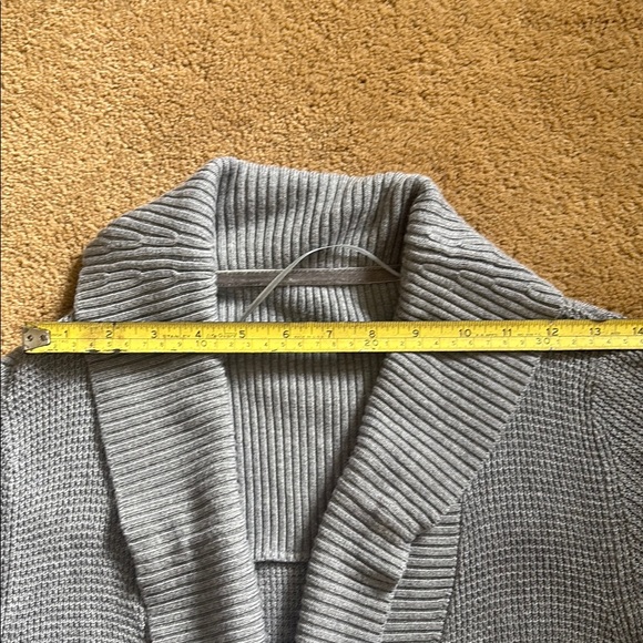 Lululemon Gray Ribbed Knit Cardigan - Picture 4 of 7